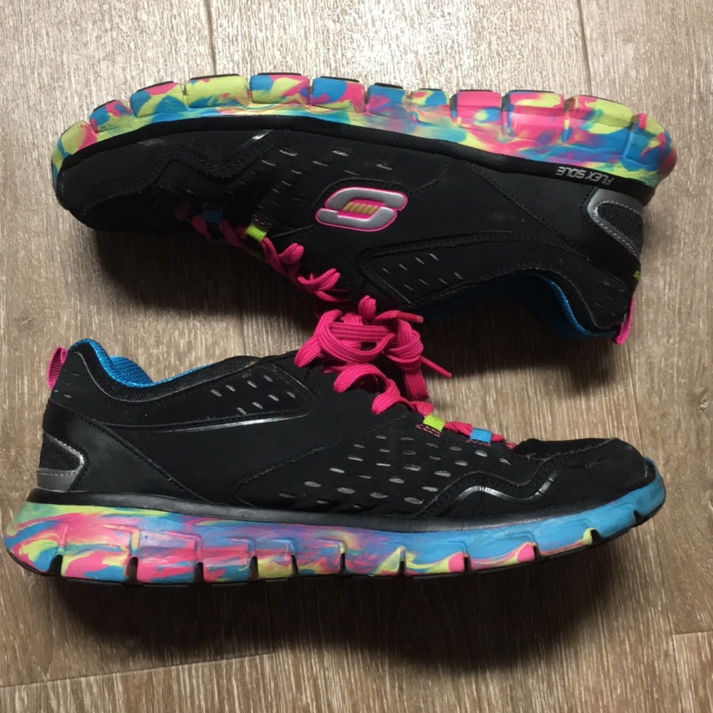 Sketchers flex sole with memory foam
